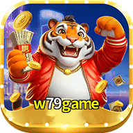 Imagem promocional da w79game mostrando a plataforma e suas vantagens